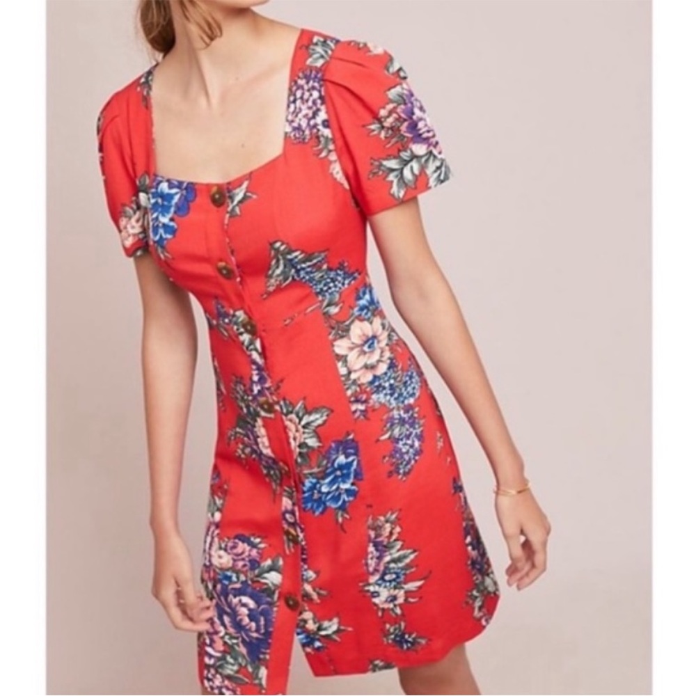 Anthropologie Caldwell Buttondown Dress